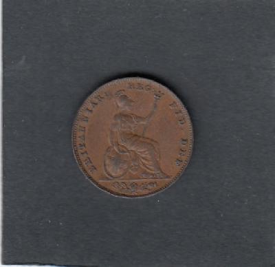 Beschrijving: 1 Farthing  VICTORIA  